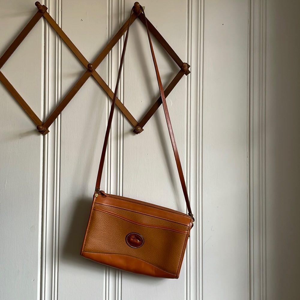 Vintage Dooney and Bourke Crossbody Saddle leather